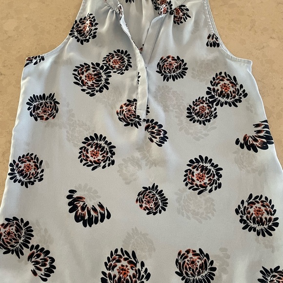 Alice Blue Simona Henley Blouse - Picture 3 of 6